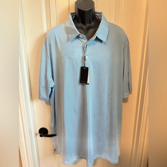 NWT Rouen Mens Golf Shirts Short Sleeve Moisture Wicking Collared Polo, Size 3X - Picture 7 of 11